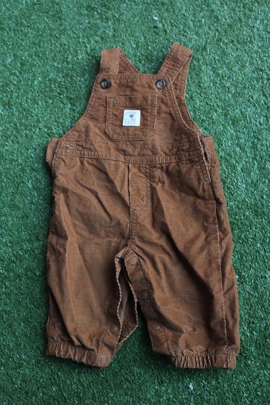 Carter's corduroy overalls (3mon)